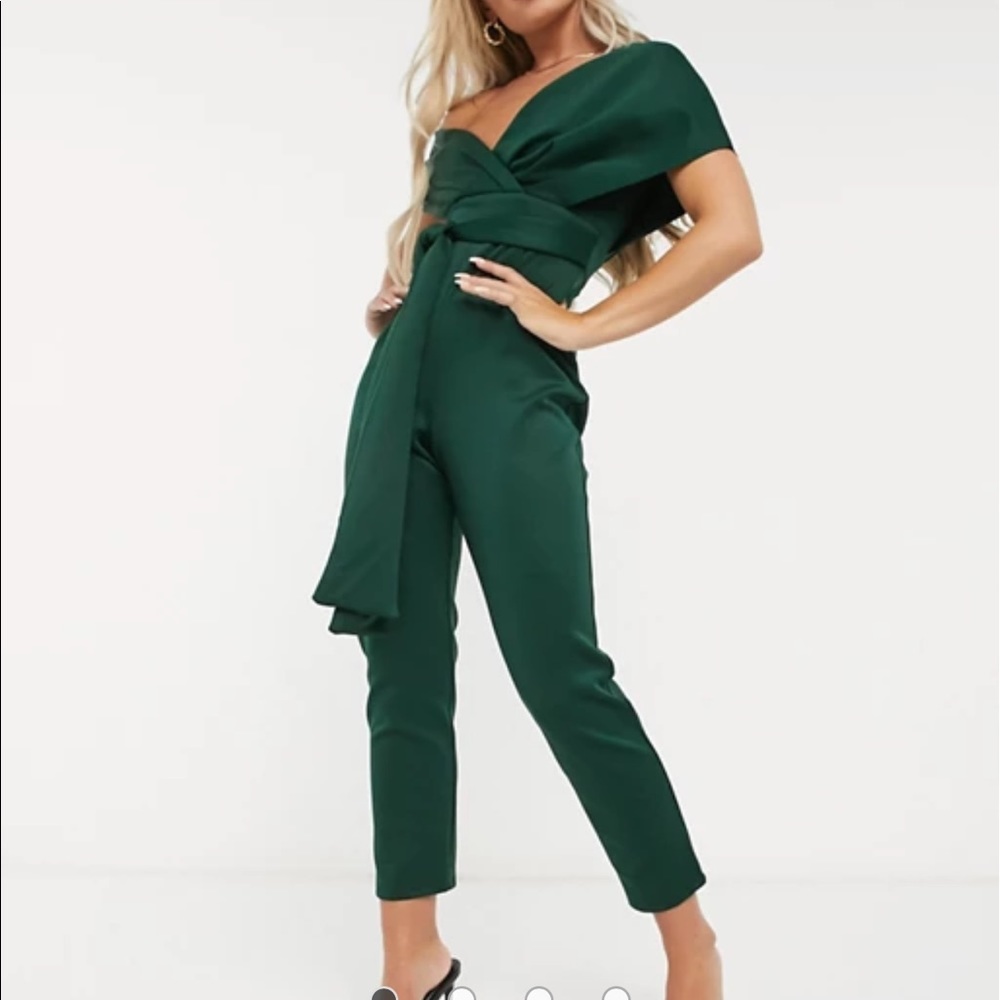 Green ASOS Scuba Jumpsuit